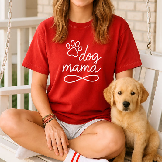Cute Dog Mama Paw T-Shirt 🐾🐕