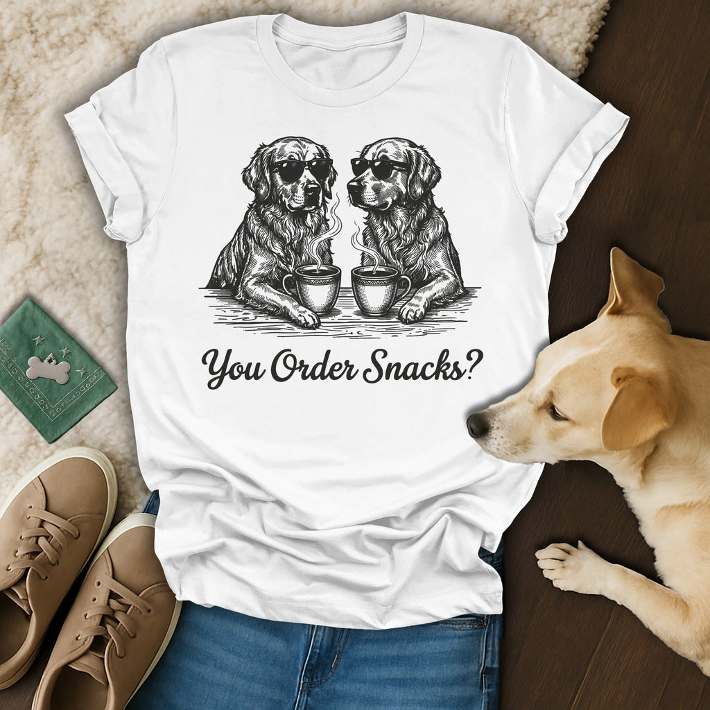 Golden Retrievers Sunglasses Coffee You Order Snacks product type