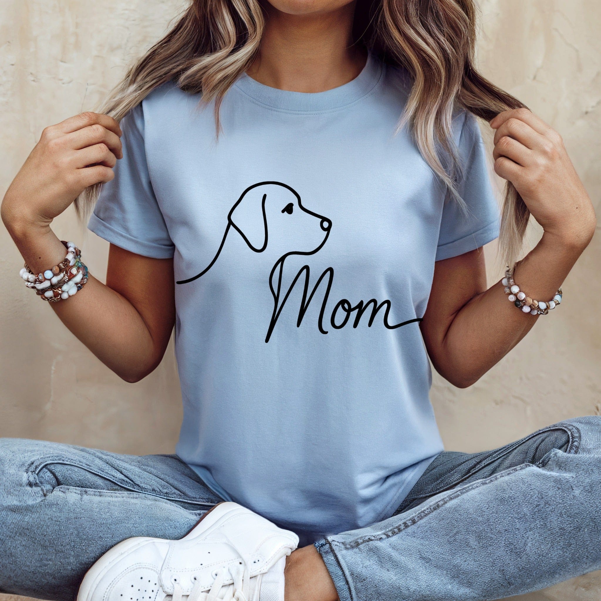 Dog Mom Graphic T-Shirt for Pet Lovers Gift Idea