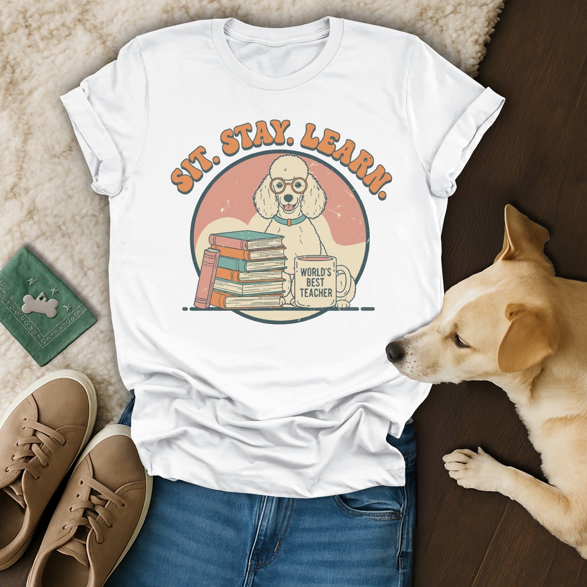 Teacher Poodle T-Shirt 🐩