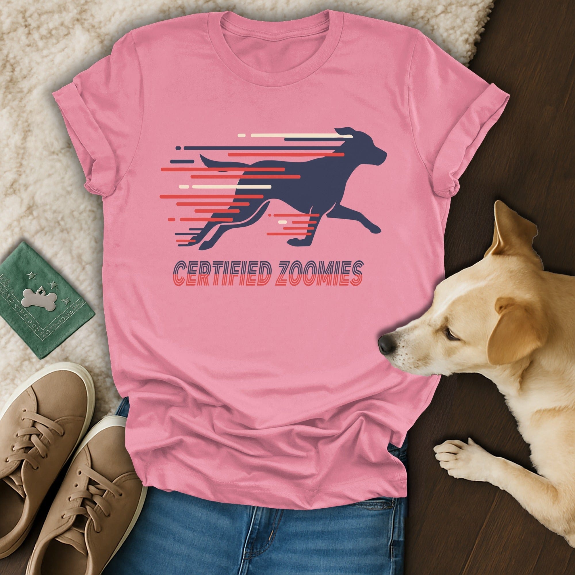 Certified Zoomies Graphic Tee Perfect for Dog Lovers