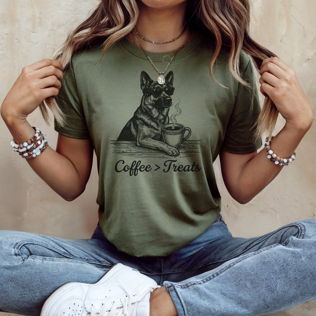 Cool German Shepherd Coffee Treats Sunglasses product type