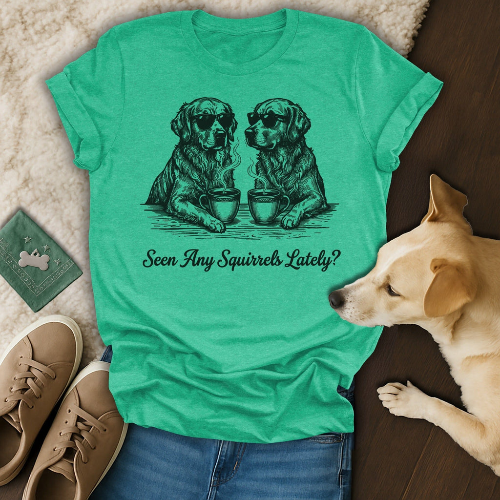 Dogs Sunglasses Coffee Seen Any Squirrels Lately product type