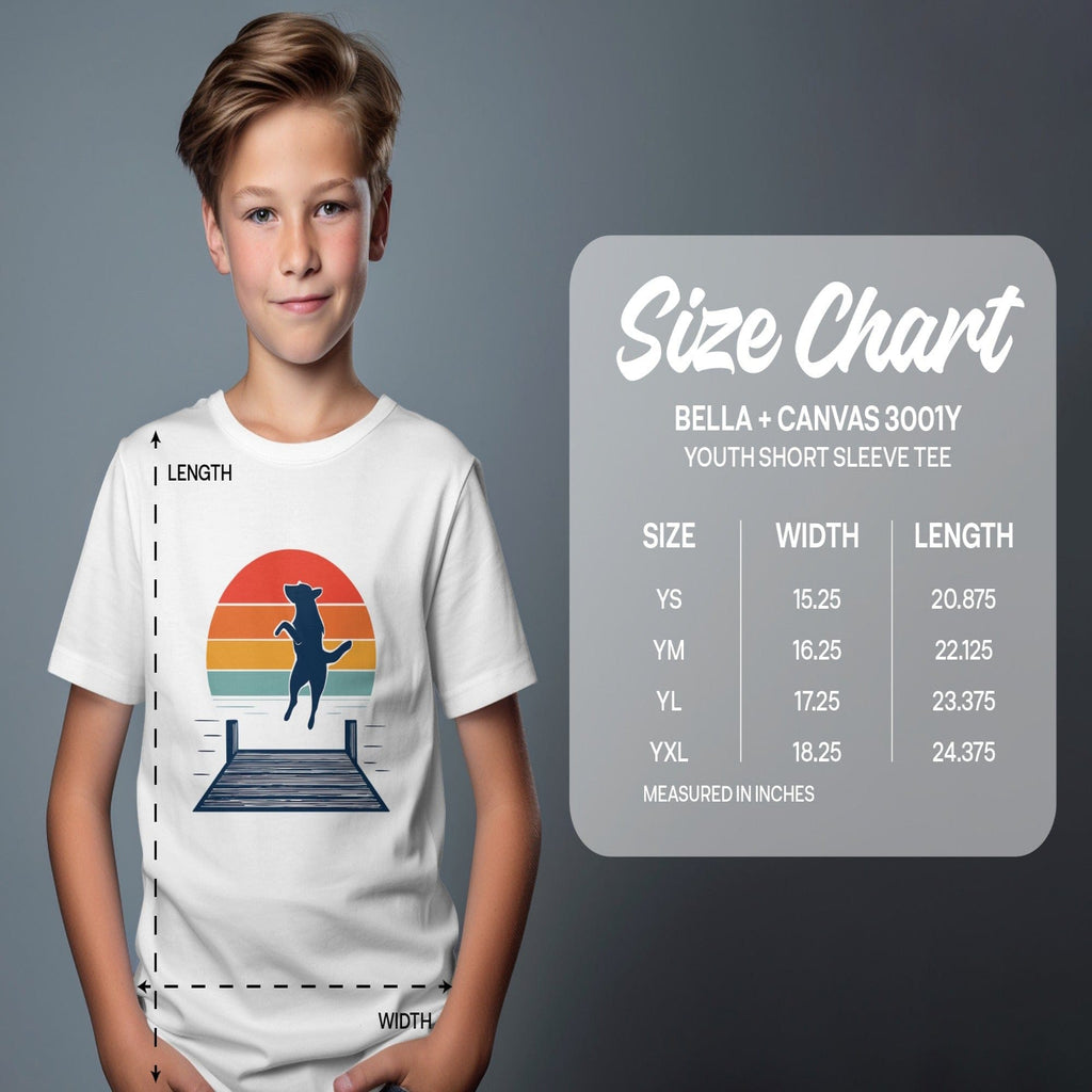 Young Boy in Stylish Casual Youth Short Sleeve Tee
