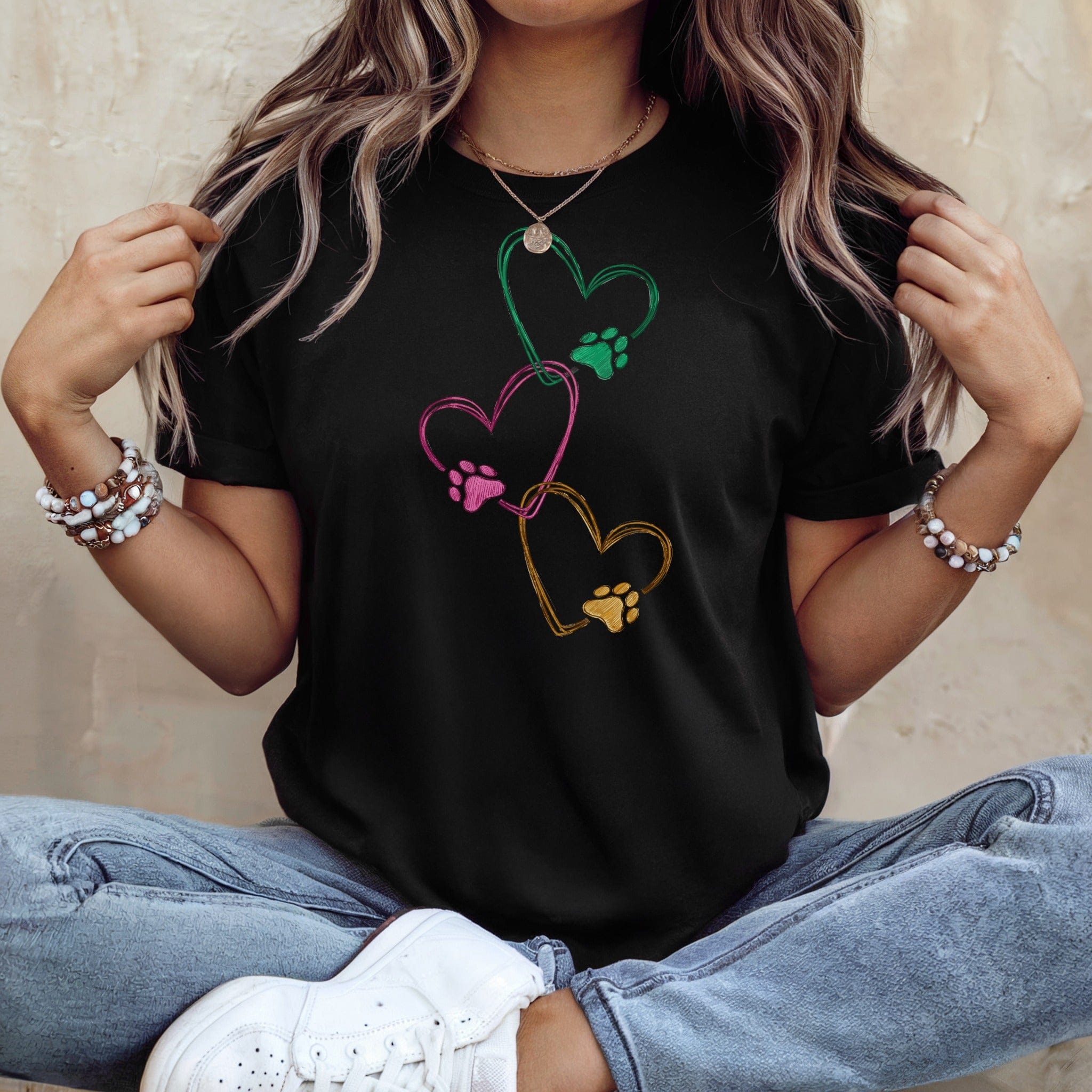 Black Top Colorful Paw Print Hearts Design product type
Paw Print, Pet Lover, Heart Design, Colorful Hearts, Black Top, Graphic Tee, Dog Lover, Cat Lover, Animal Lover, Pet Mom, Pet Dad, Cute Design, Unique Gift, Animal Paw, Pet Graphic, Dog Mom Gift, Cat Mom Gift, Pet Owner, Fashion Tee, Casual Style