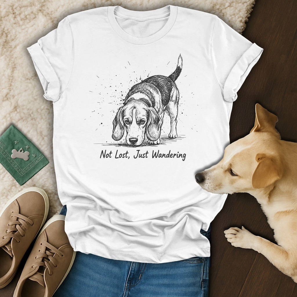 Not Lost Just Wandering 🐶 T-Shirt