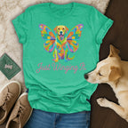Just Winging It Colorful Geometric Dog Butterfly Wings product type