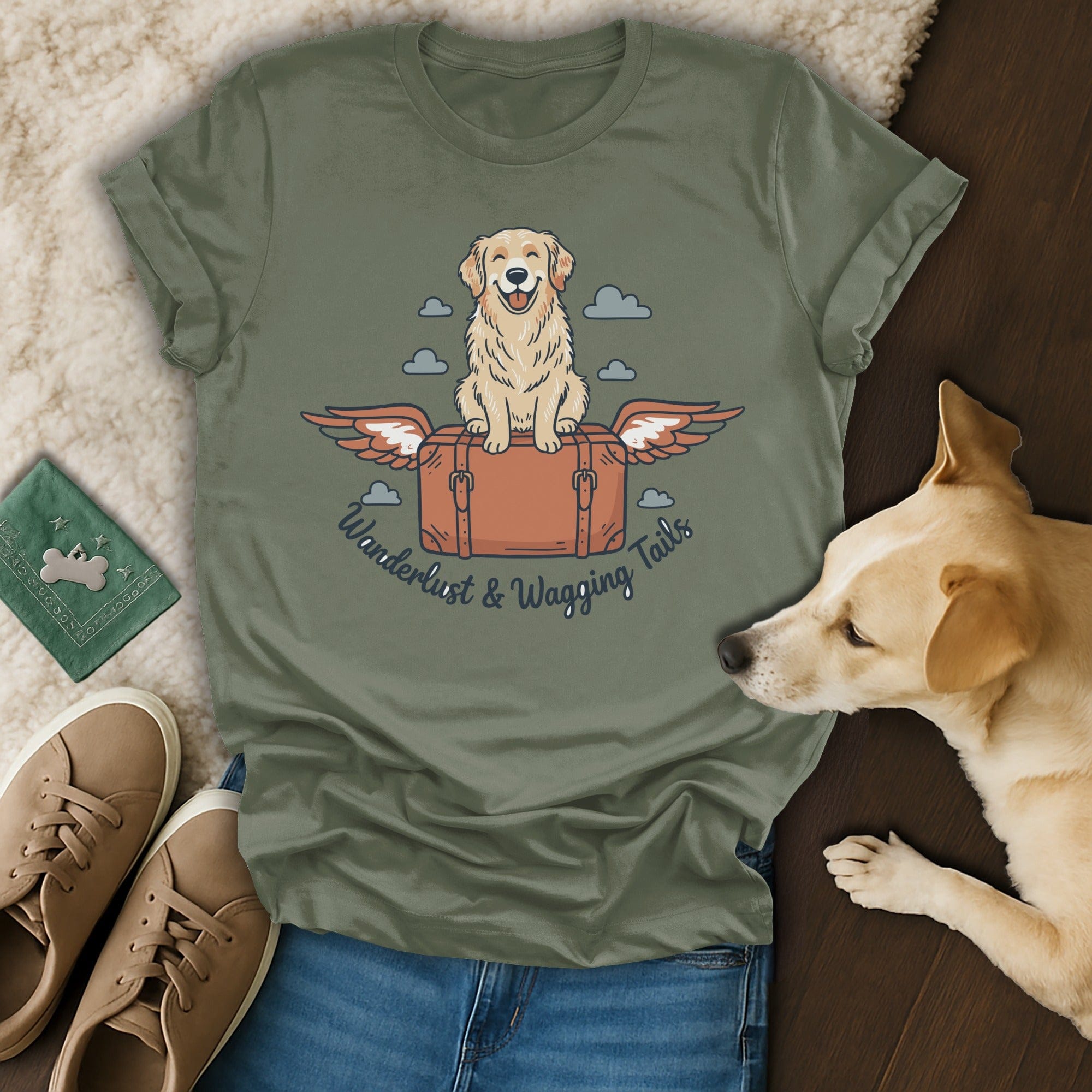 Dog Travel Adventure T-Shirt ✈️