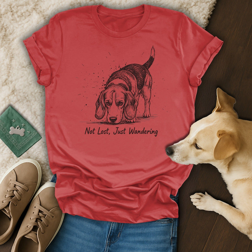 Not Lost Just Wandering 🐶 T-Shirt