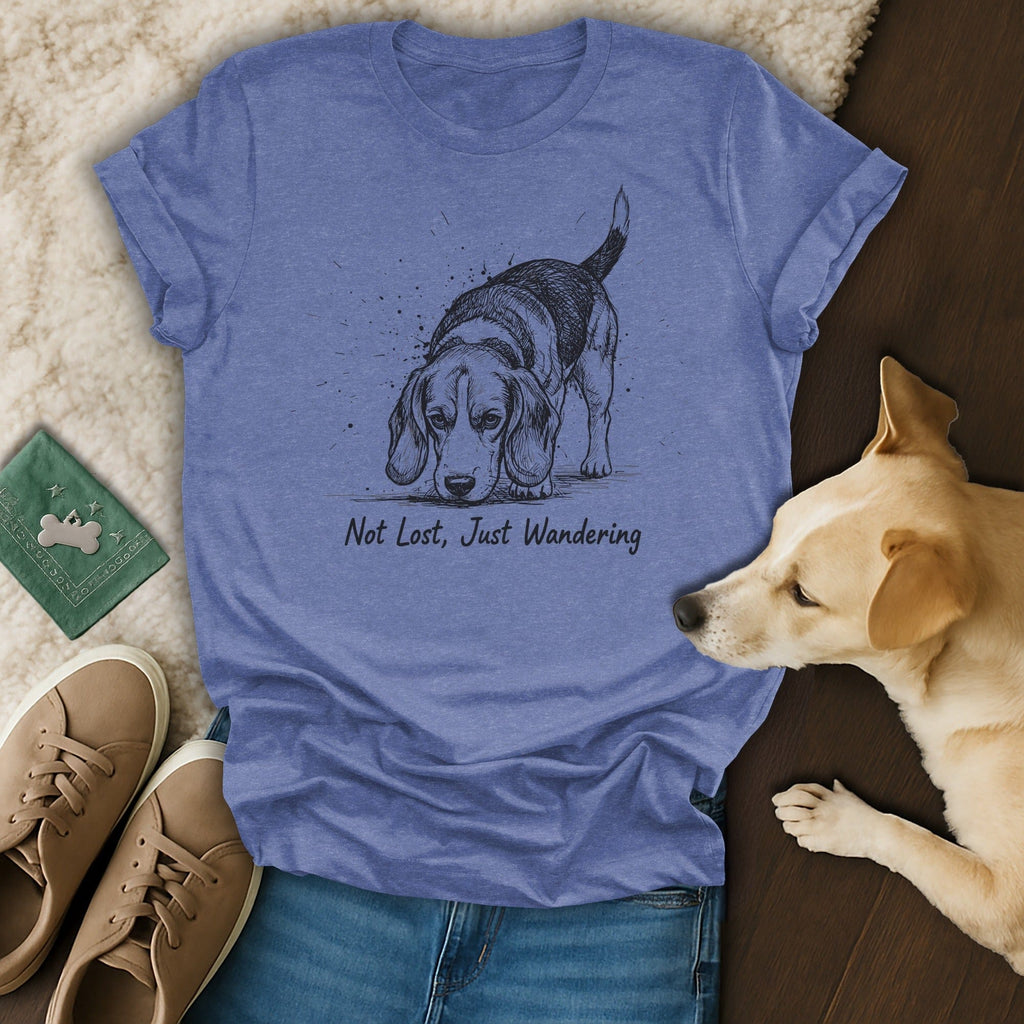 Not Lost Just Wandering 🐶 T-Shirt