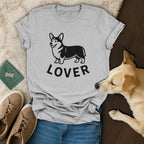 Corgi Lover Graphic T-Shirt for Dog Enthusiasts
