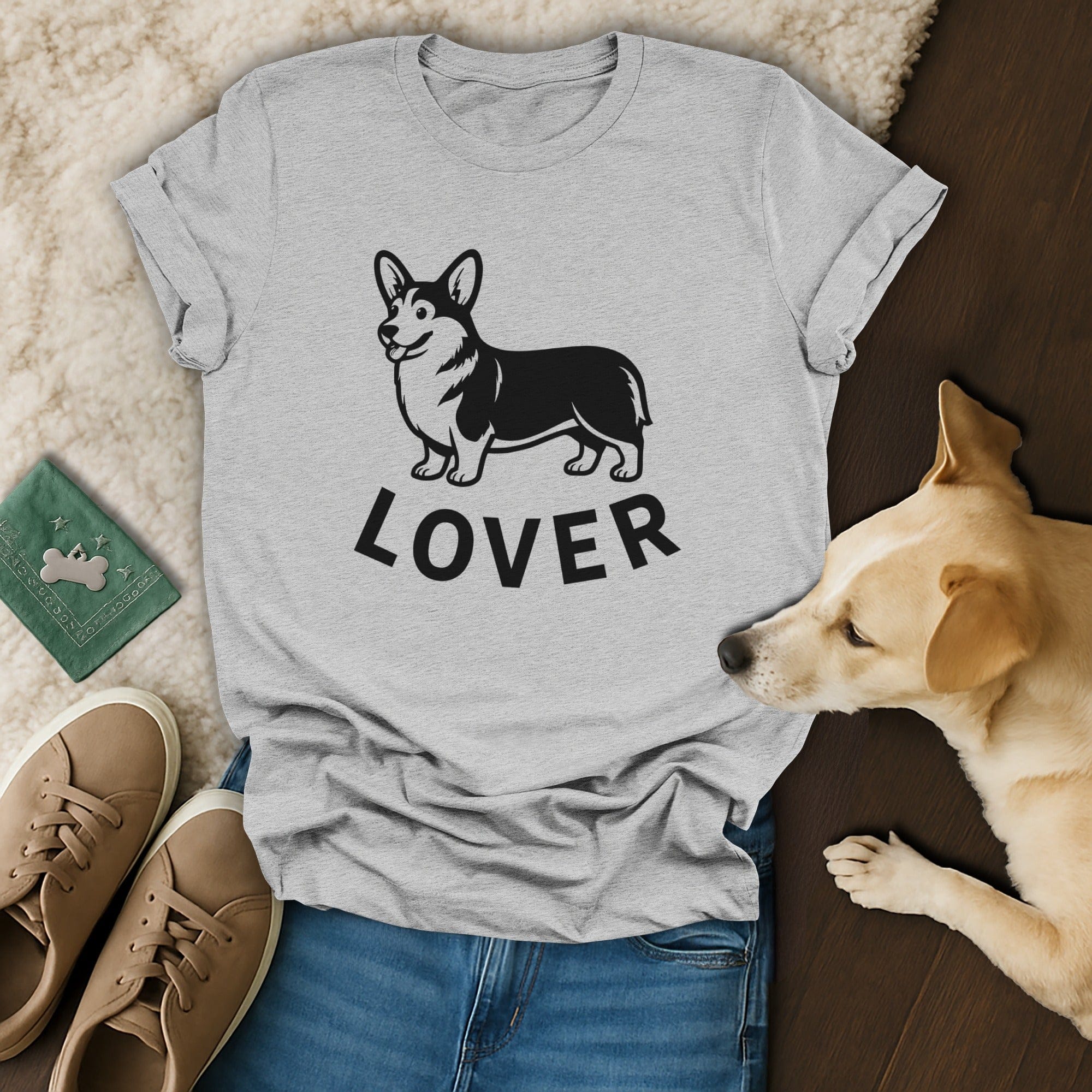 Corgi Lover Graphic T-Shirt for Dog Enthusiasts