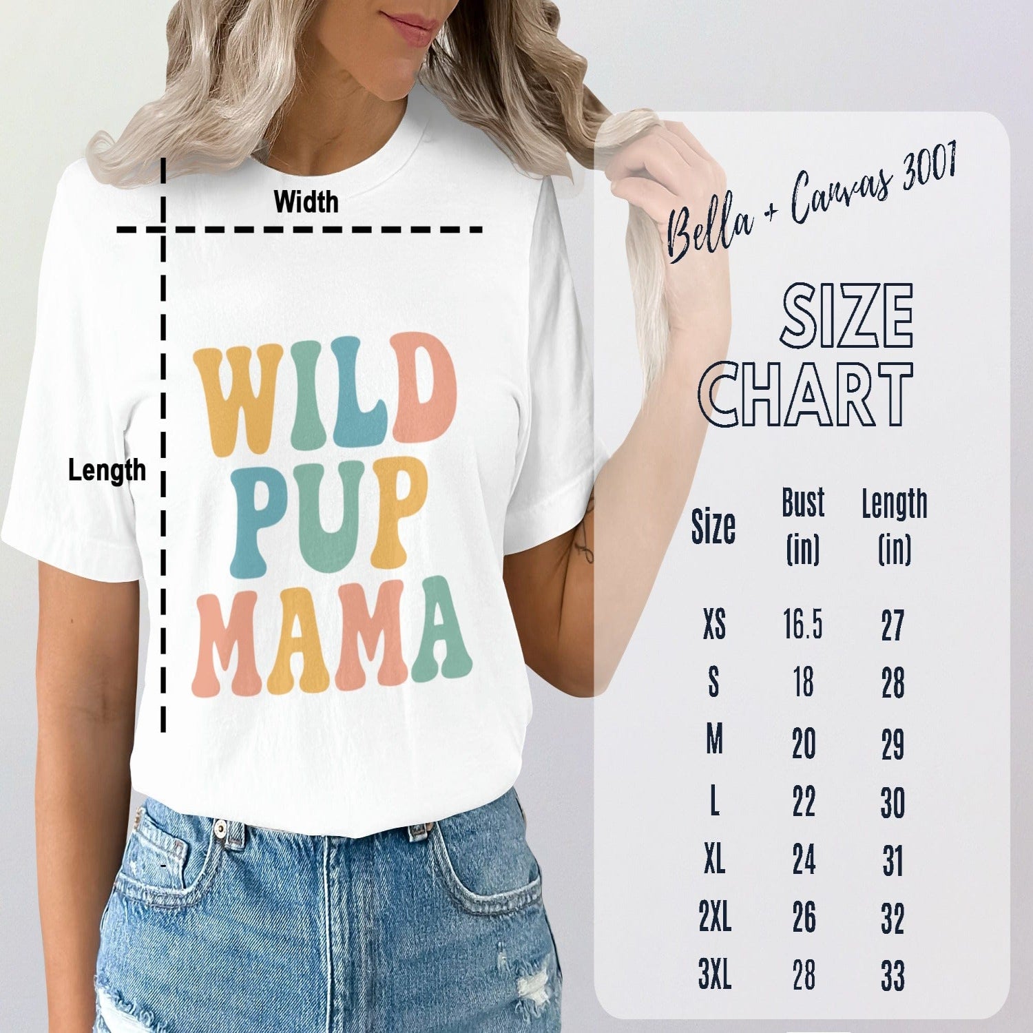Wild Pup Mama Graphic T-Shirt For Dog Lovers