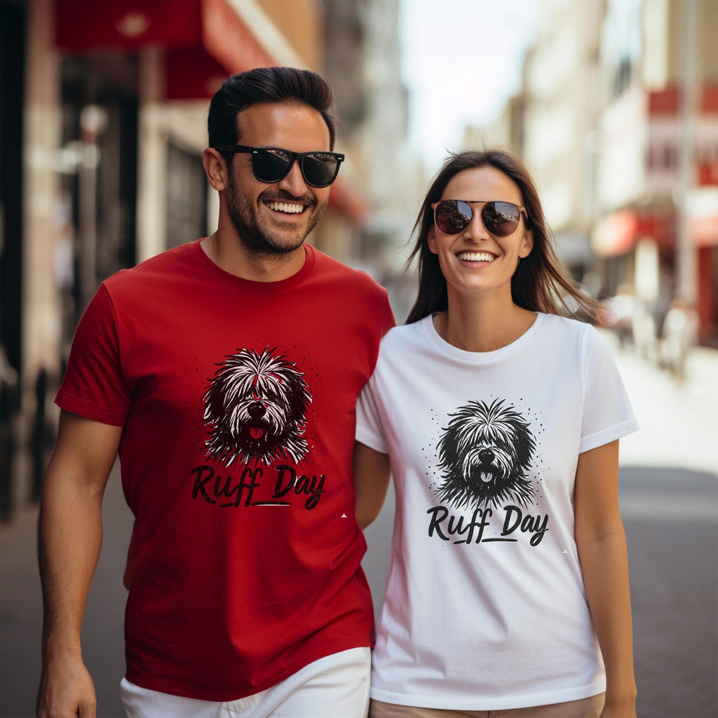 Ruff Day Dog Graphic Unisex T-shirt Casual Wear