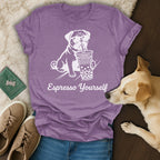 Pug Boba Espresso Yourself Funny Dog Lover T-Shirt
Pug
Boba
Espresso Yourself
Funny Dog
Dog Lover
Pet Owner
Animal Print
Graphic Tee
Purple Shirt
Cute Pug
Coffee Lover
Bubble Tea
Puppy
Dog Mom
Dog Dad
Unique Design
Statement Shirt
Casual Top
Pug Art
Drink Theme
