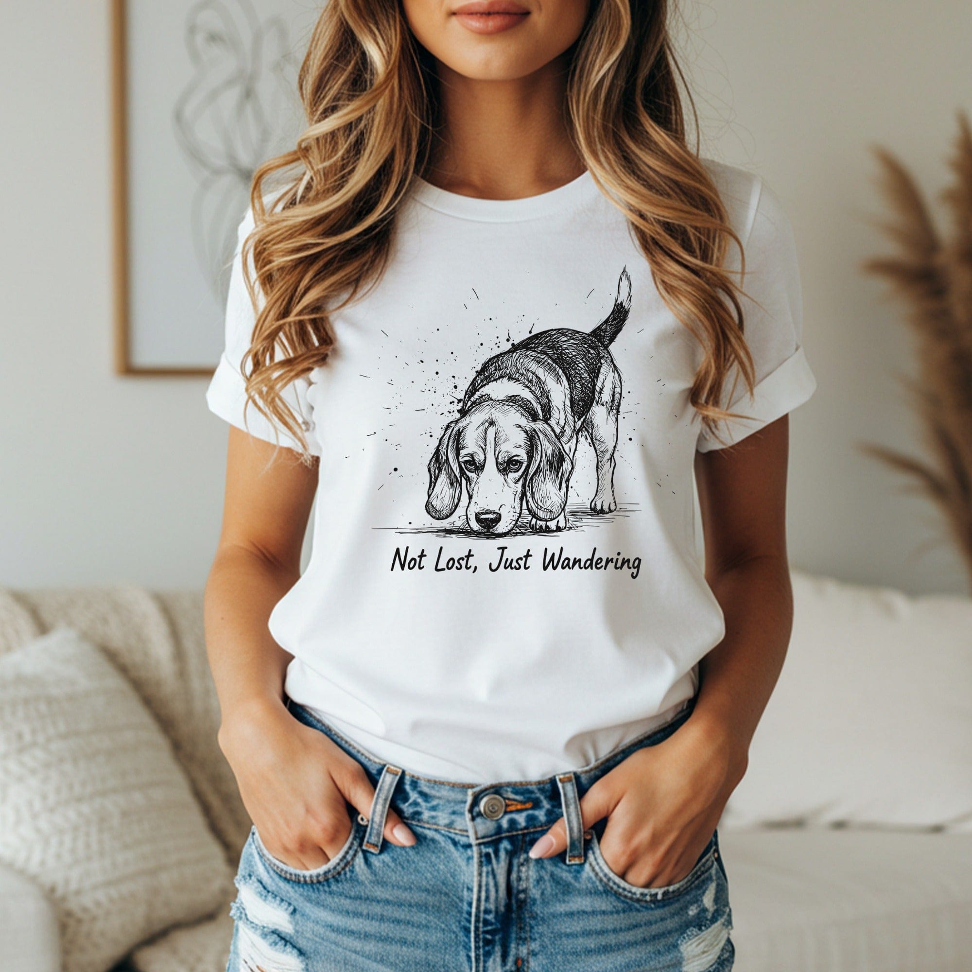 Not Lost Just Wandering 🐶 T-Shirt