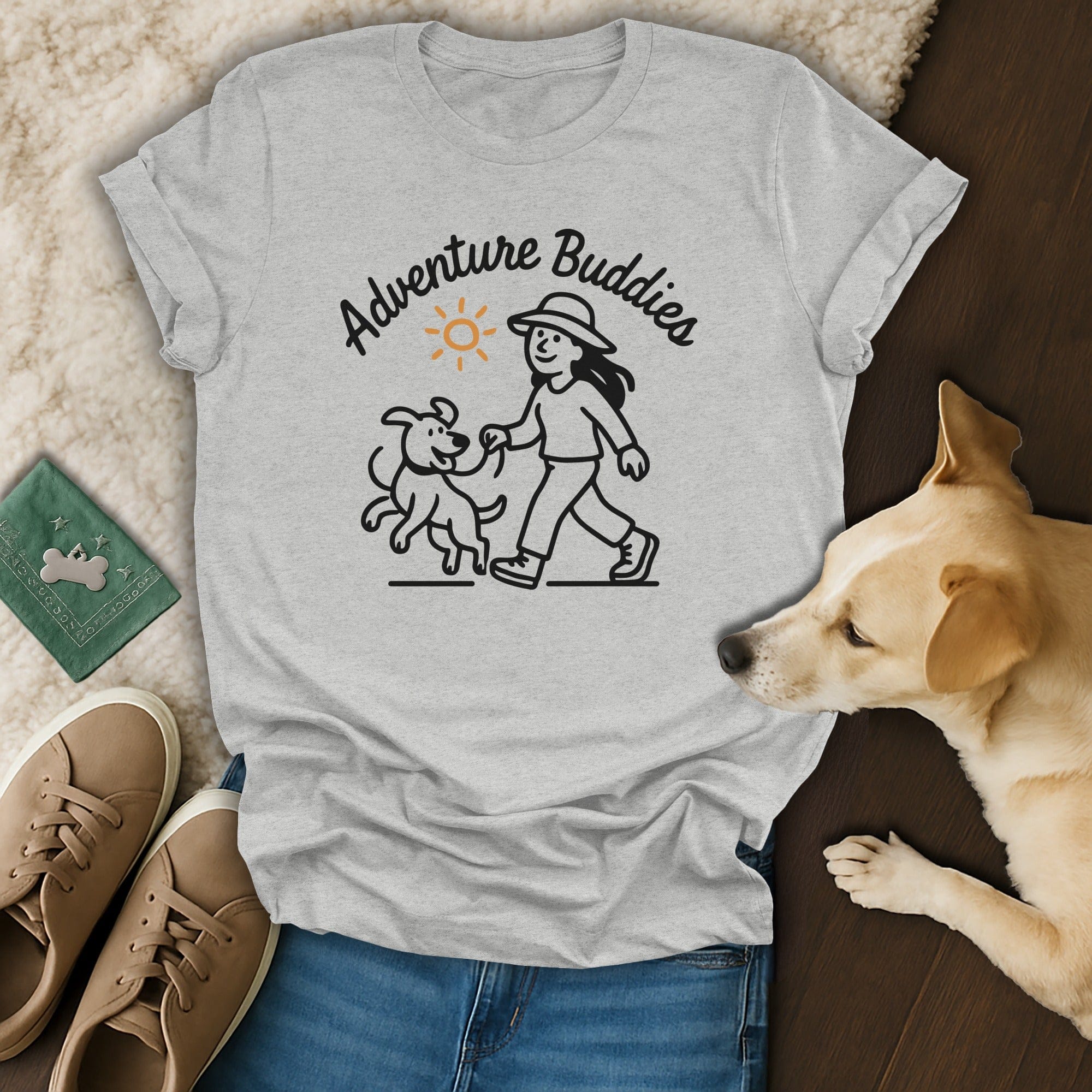 Adventure Buddies Dog and Owner T-shirt product