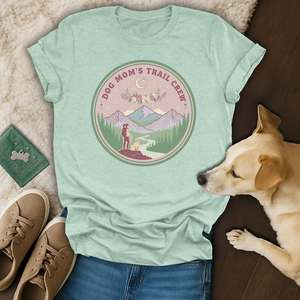 Dog Mom's Trail Crew Outdoor Adventure Shirt