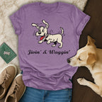 Jivin' & Waggin' Retro T-Shirt 🐶