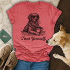 Golden Retriever Sunglasses Coffee Treat Yourself product type