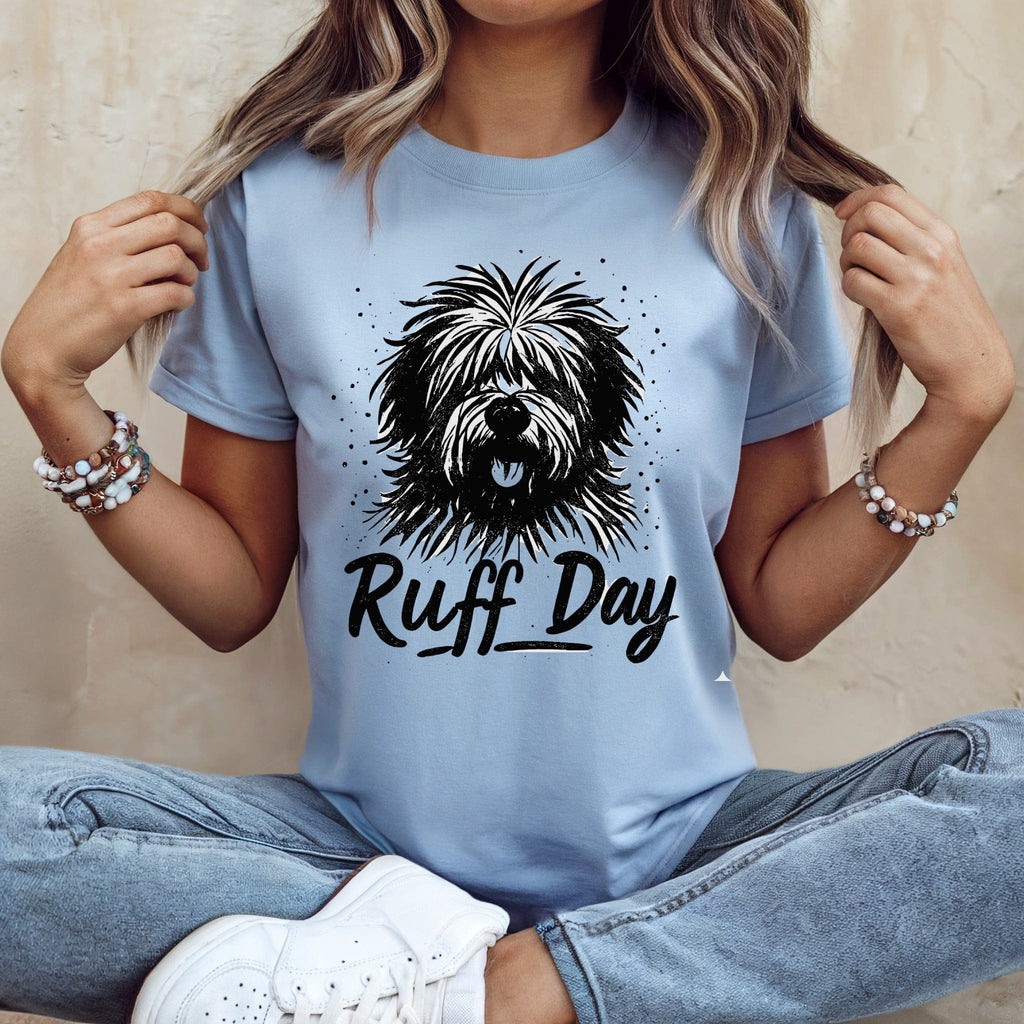 Cute Ruff Day Dog Graphic Print Tee-Shirt Product
