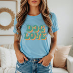 Retro Dog Love T-Shirt 🌻🐕