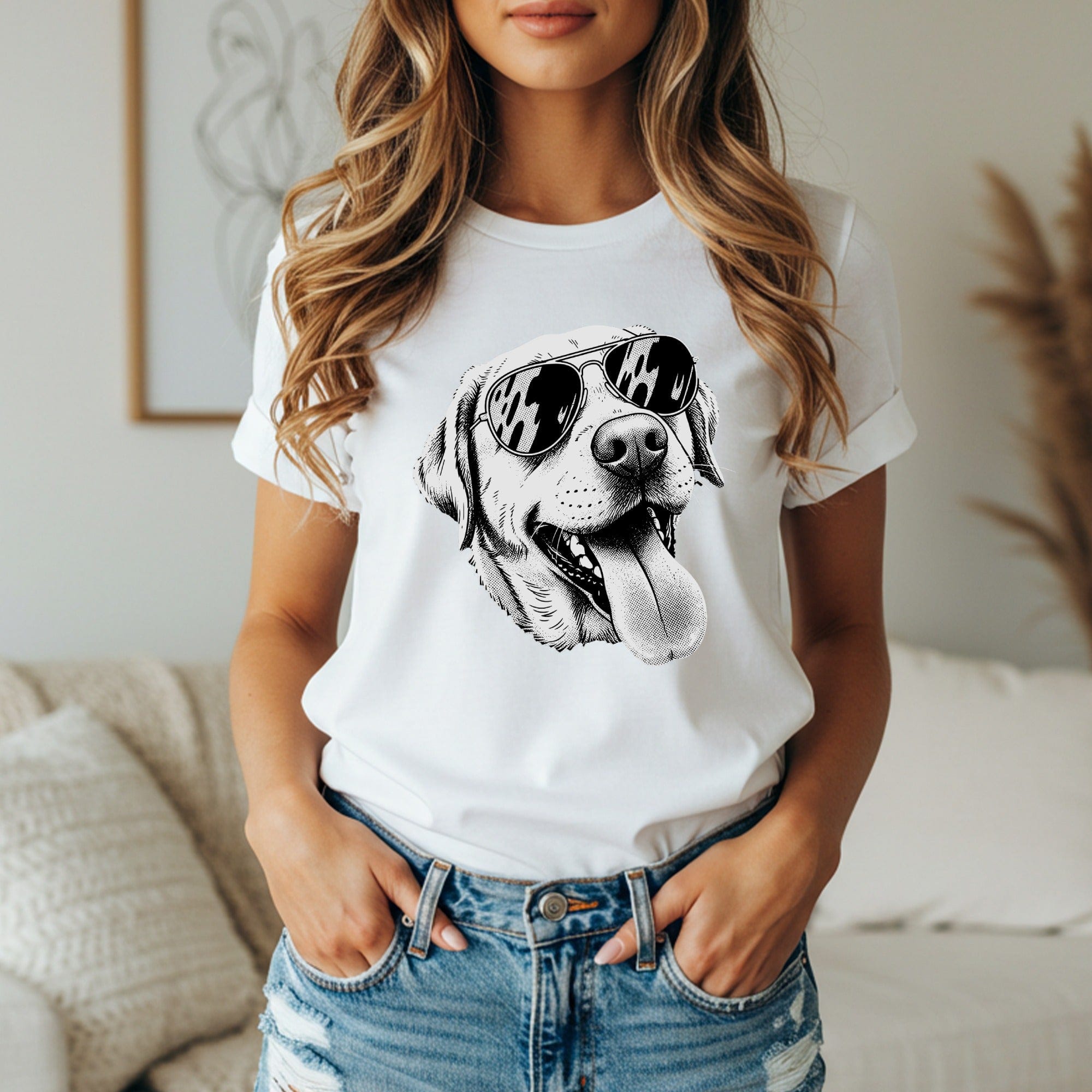 Fun Sunglasses Dog Graphic Tee Ideal for Dog Lovers