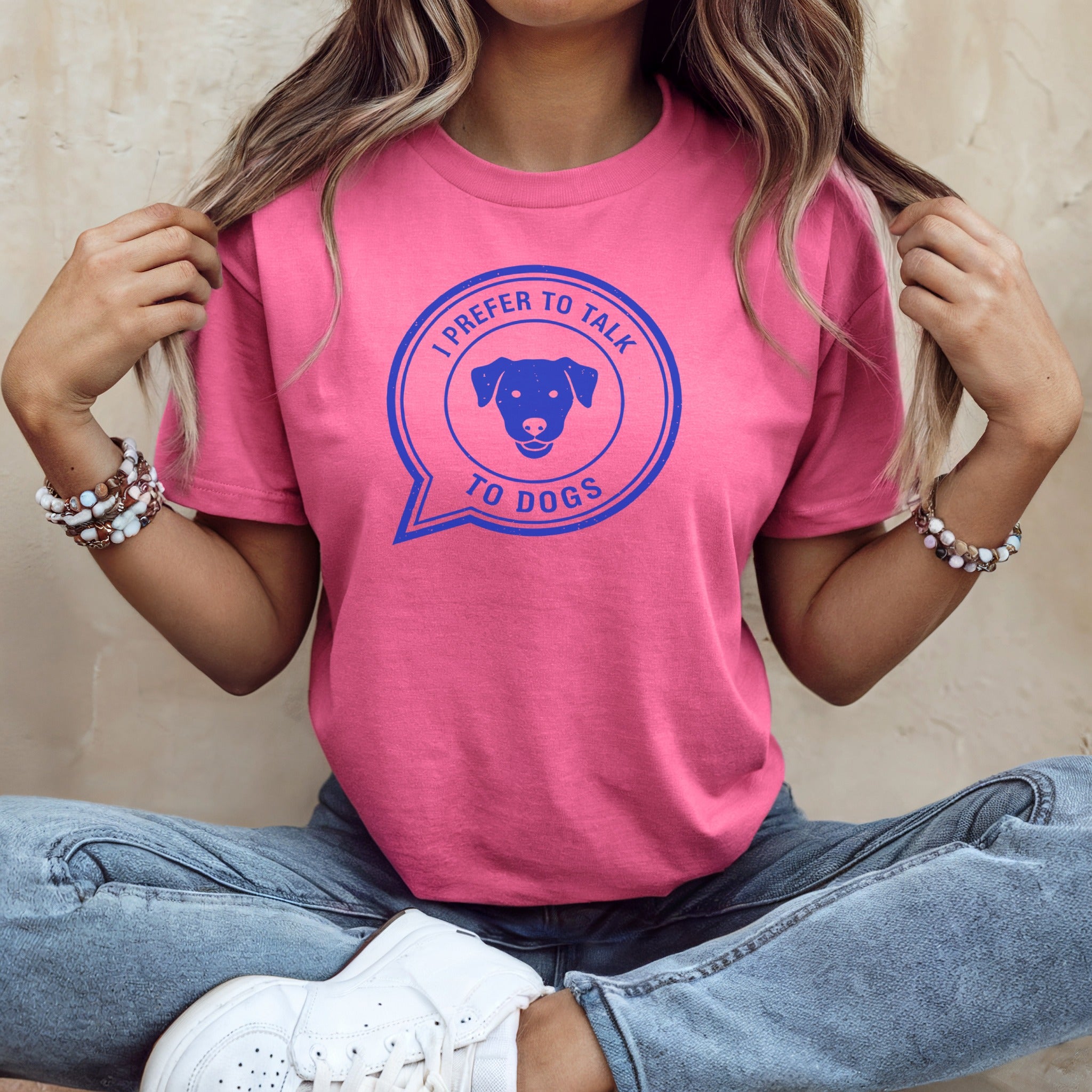 I Prefer to Talk to Dogs Graphic T-Shirt Product