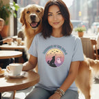 Light blue t-shirt with "Barkside of the Boo-n" text and Halloween graphic.