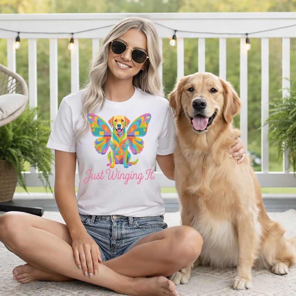 Colorful Dog Butterfly Wings Just Winging It product type