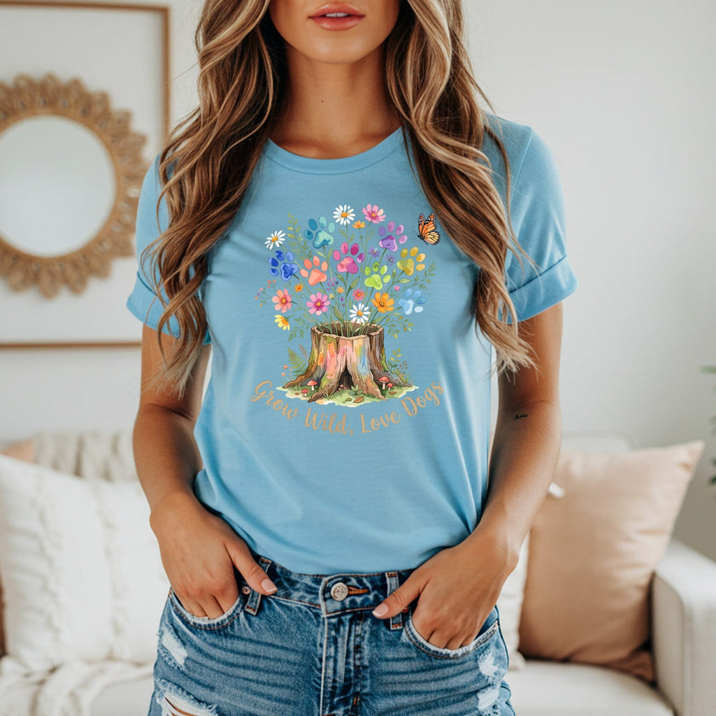 Grow Wild Love Dogs T-Shirt 🦋