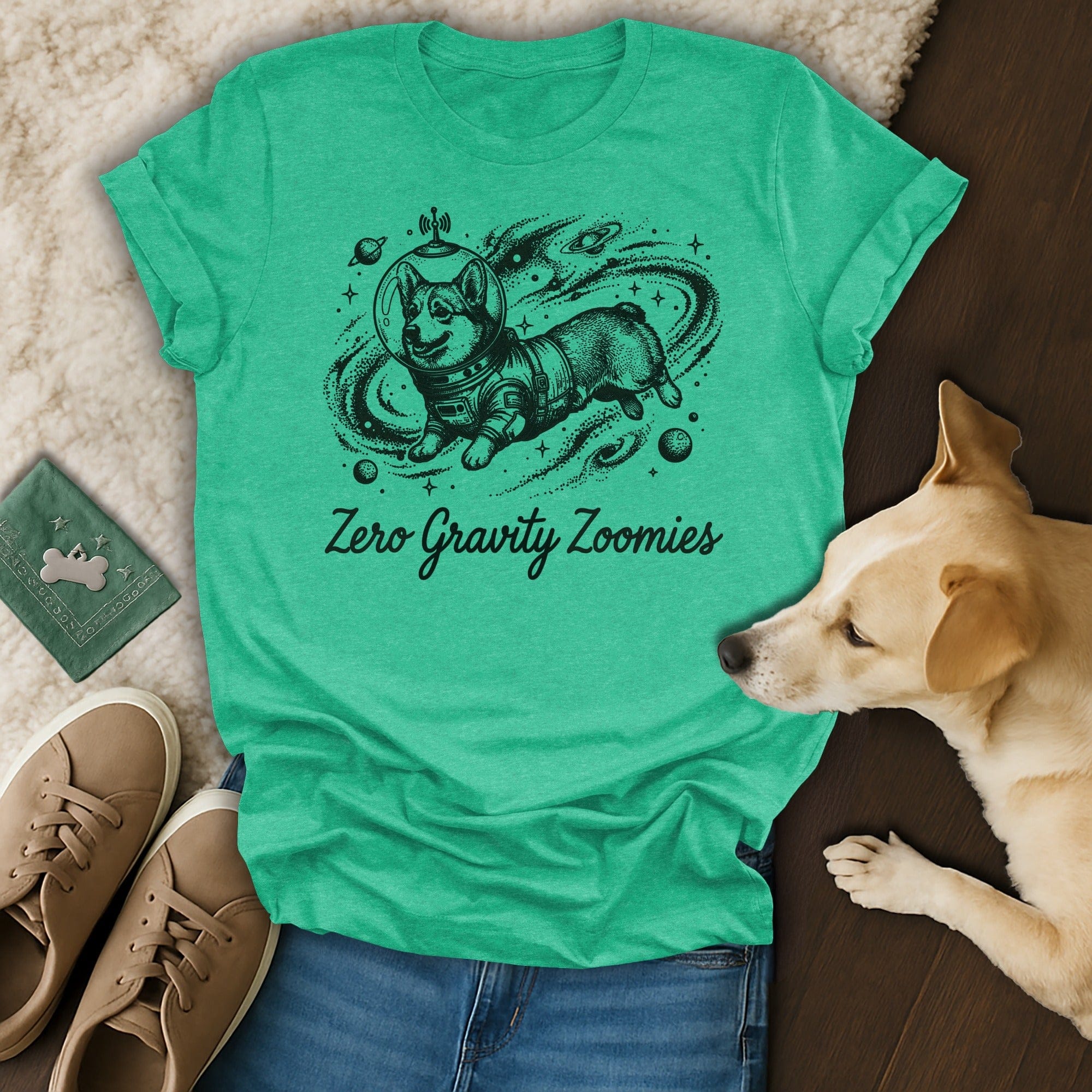 Zero Gravity Zoomies Corgi Astronaut Dog Space product type
