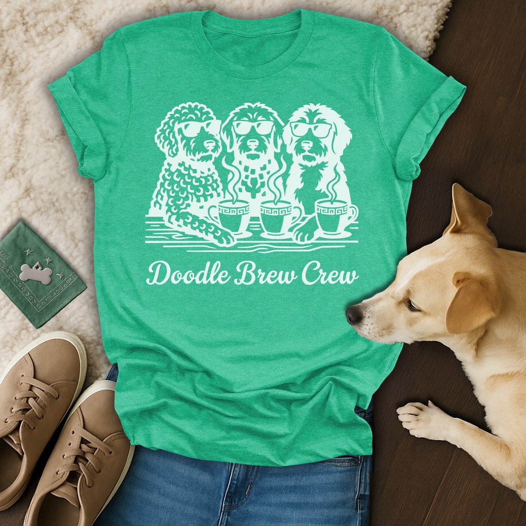Doodle Brew Crew Dogs Sunglasses Coffee Green product type
Doodle Brew Crew, Dog Lovers, Coffee Lovers, Doodles, Goldendoodle, Labradoodle, Puppy, Dog Mom, Dog Dad, Pet Owner, Green Shirt, Sunglasses, Coffee Cup, Animal Graphic, Funny Dog, Cute Dog, Dog Breed, Brew Crew, Dog Coffee, Canine