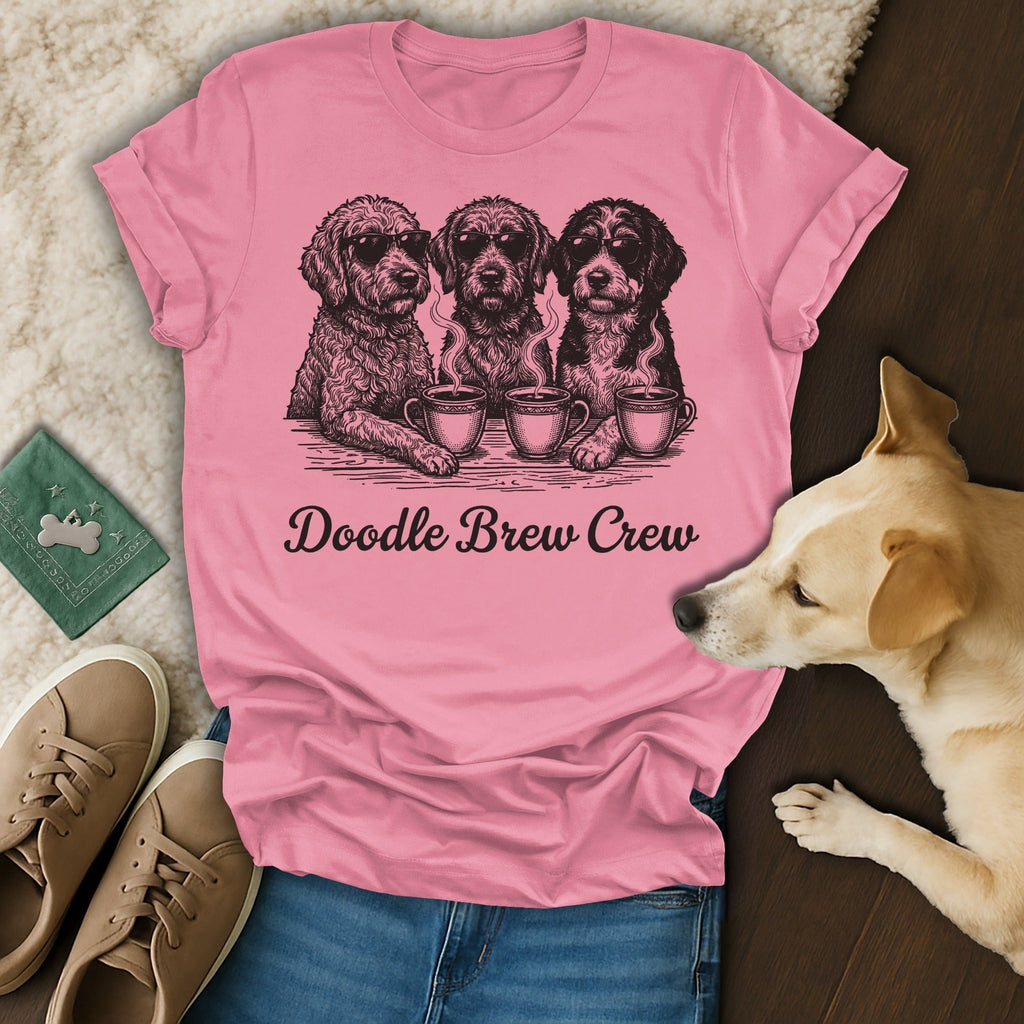 Pink Doodle Brew Crew Sunglasses Coffee Dogs product type