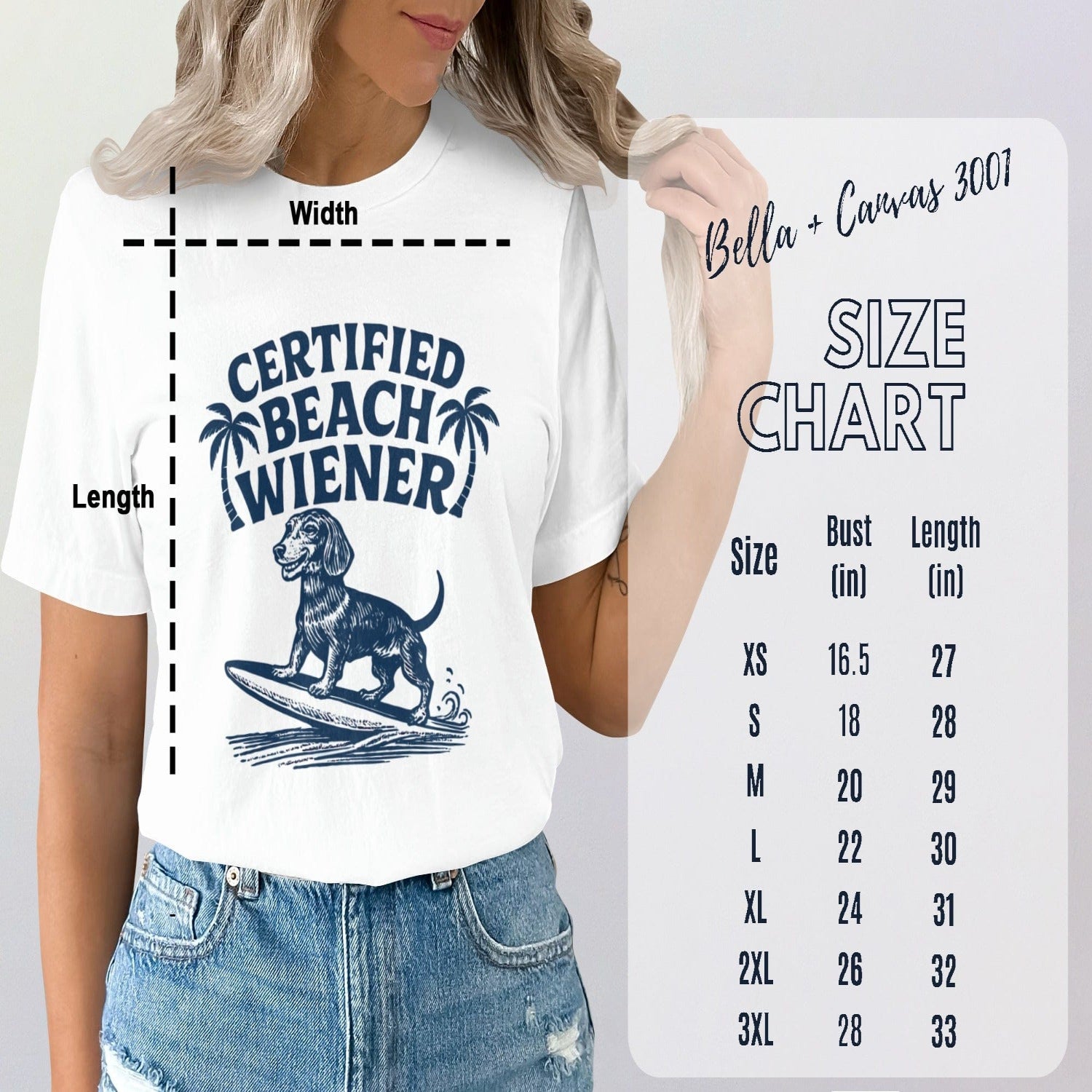Certified Beach Wiener Graphic Tshirt Casual Wear
