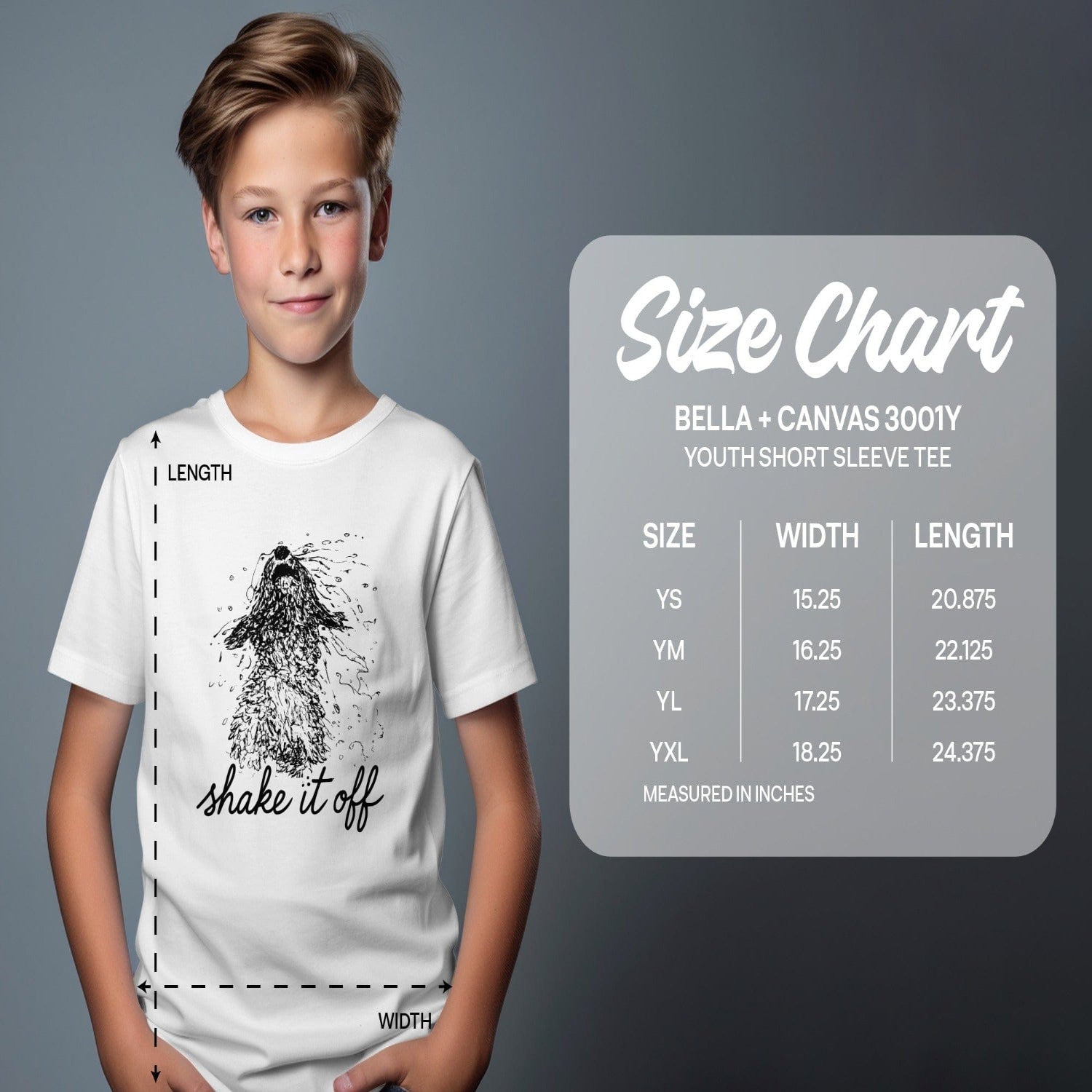 Shake It Off Youth Short Sleeve Tee