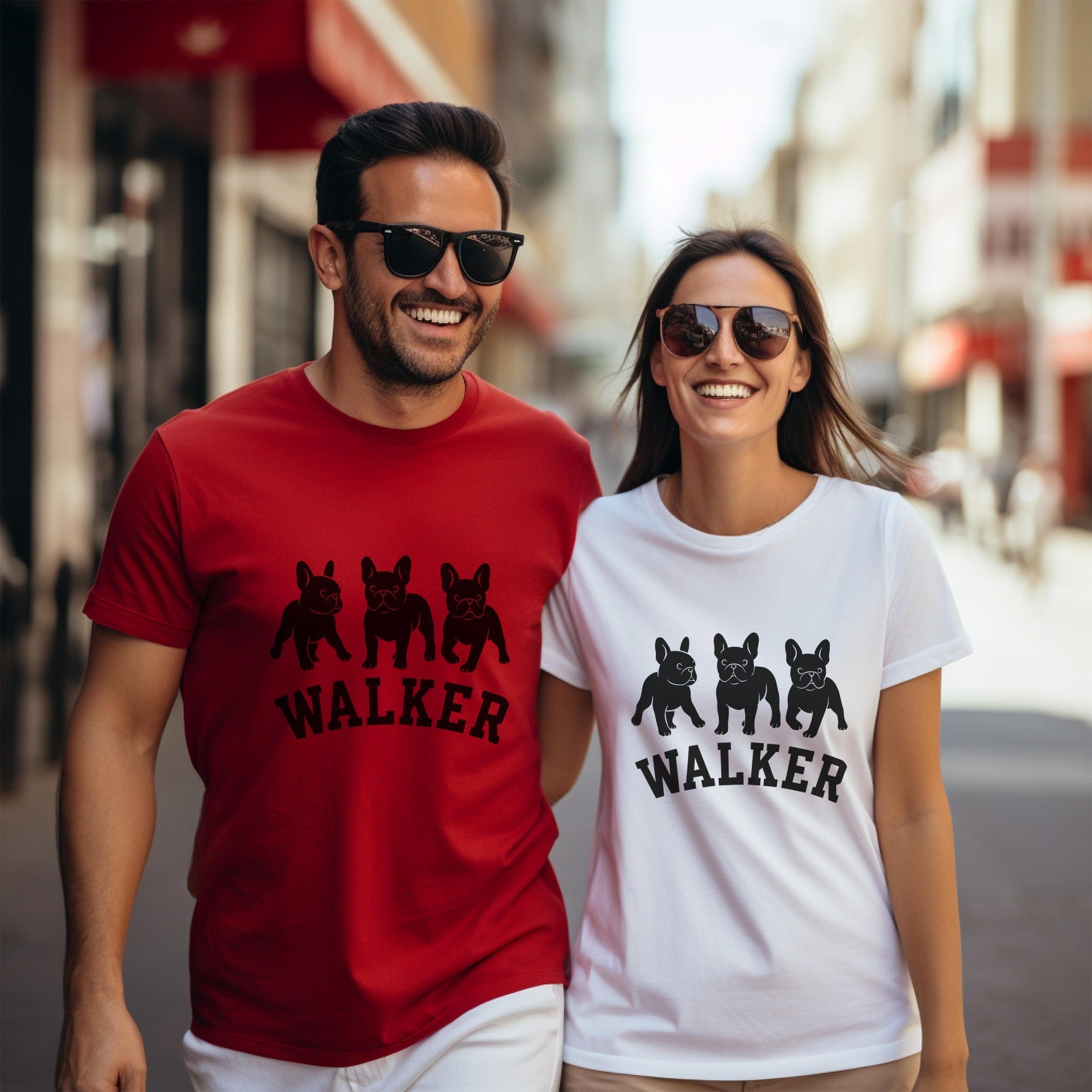 Walker Bulldog Graphic T-Shirt for Dog Lovers