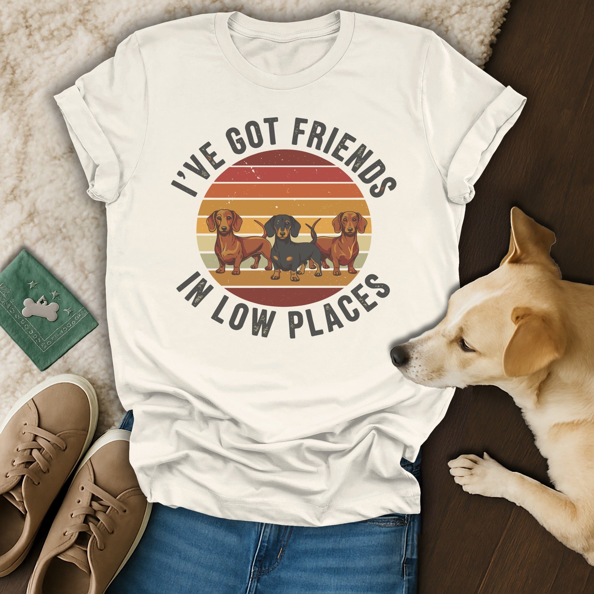 I've Got Friends In Low Places Dog T-shirt