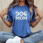 Comfy Dog Mom Graphic Tee Perfect for Pet Lovers