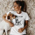 Take It Off Dog Graphic T-shirt Product