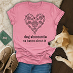 Pink Dog Obsessed No Bones About It Heart Paw Prints product type