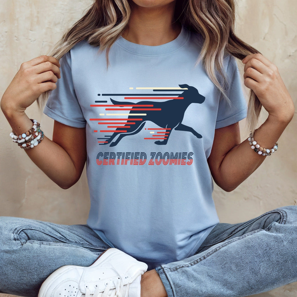 Certified Zoomies Graphic Tee for Dog Lovers