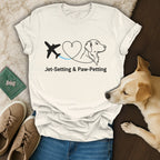 Wanderlust and Wagging Tails 🐶 T-Shirt