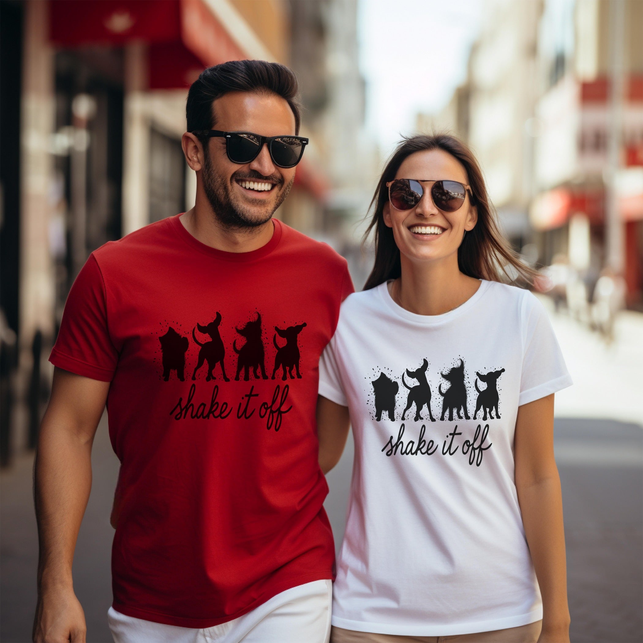 Shake It Off Dancing Silhouette Graphic T-shirt