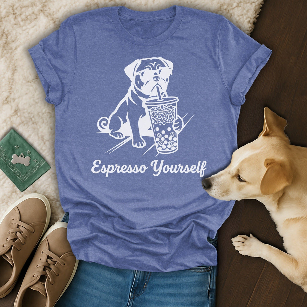 Funny Pug Espresso Yourself Dog Coffee Boba Drinker product type
