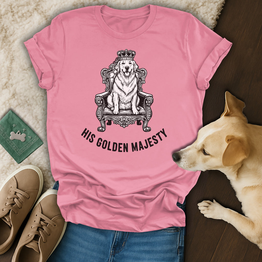 His Golden Majesty Graphic Tee for Pet Lovers