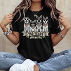 Four dogs wearing bandanas and sunglasses, with "250 Years 1776-2026" text.