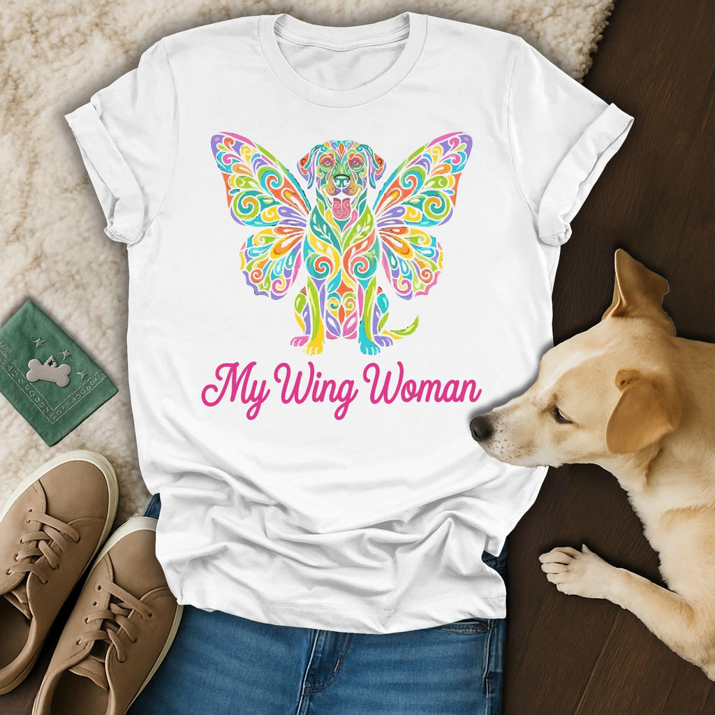My Wing Woman Colorful Dog Butterfly Wings product type
Dog Graphic Tee
Colorful Dog Art
Butterfly Wings Dog
Winged Canine Design
My Wing Woman Quote
Dog Lover Gift Idea
Pet Owner Apparel
Vibrant Animal Print
Unique Graphic Shirt
Rainbow Dog Design
Cute Puppy Shirt
Best Friend Dog Gift
Dog Mom Present
Animal Lover Tee
Artistic Dog Pattern
Intricate Dog Art
Fantasy Dog Creature
Happy Dog Graphic
Dog T-shirt
Casual Dog Top