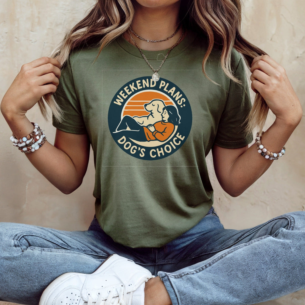 Weekend Plans Dog's Choice Graphic T-shirt