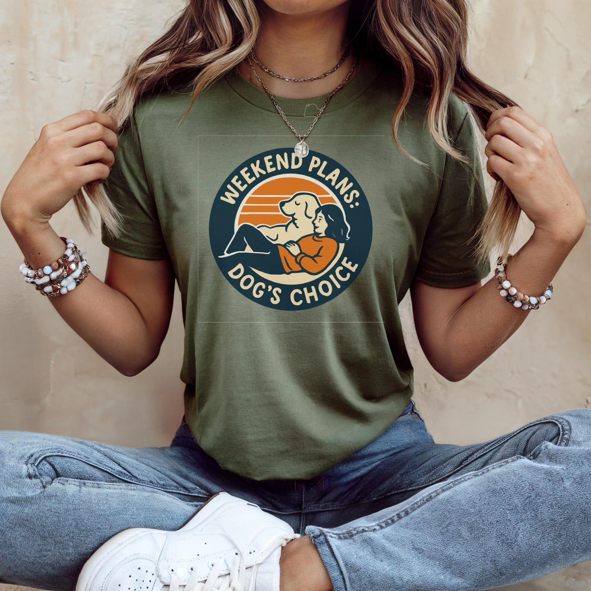 Weekend Plans Dog's Choice Graphic T-shirt